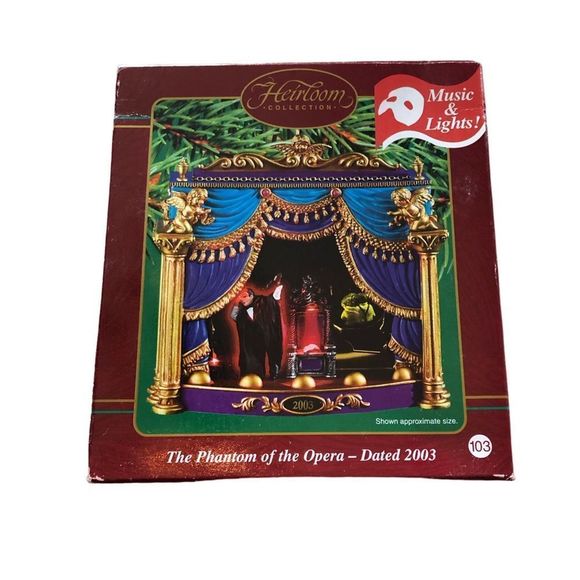 Carlton Cards Heirloom Collection The Phantom of the Opera 2003, RARE,‎ N… - Picture 4 of 8